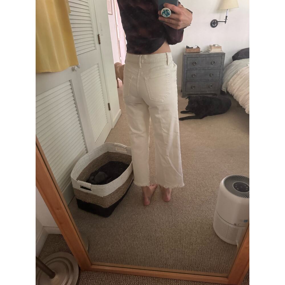 Ann Taylor Loft Wide Leg High Waisted Crops - Picture 8 of 9